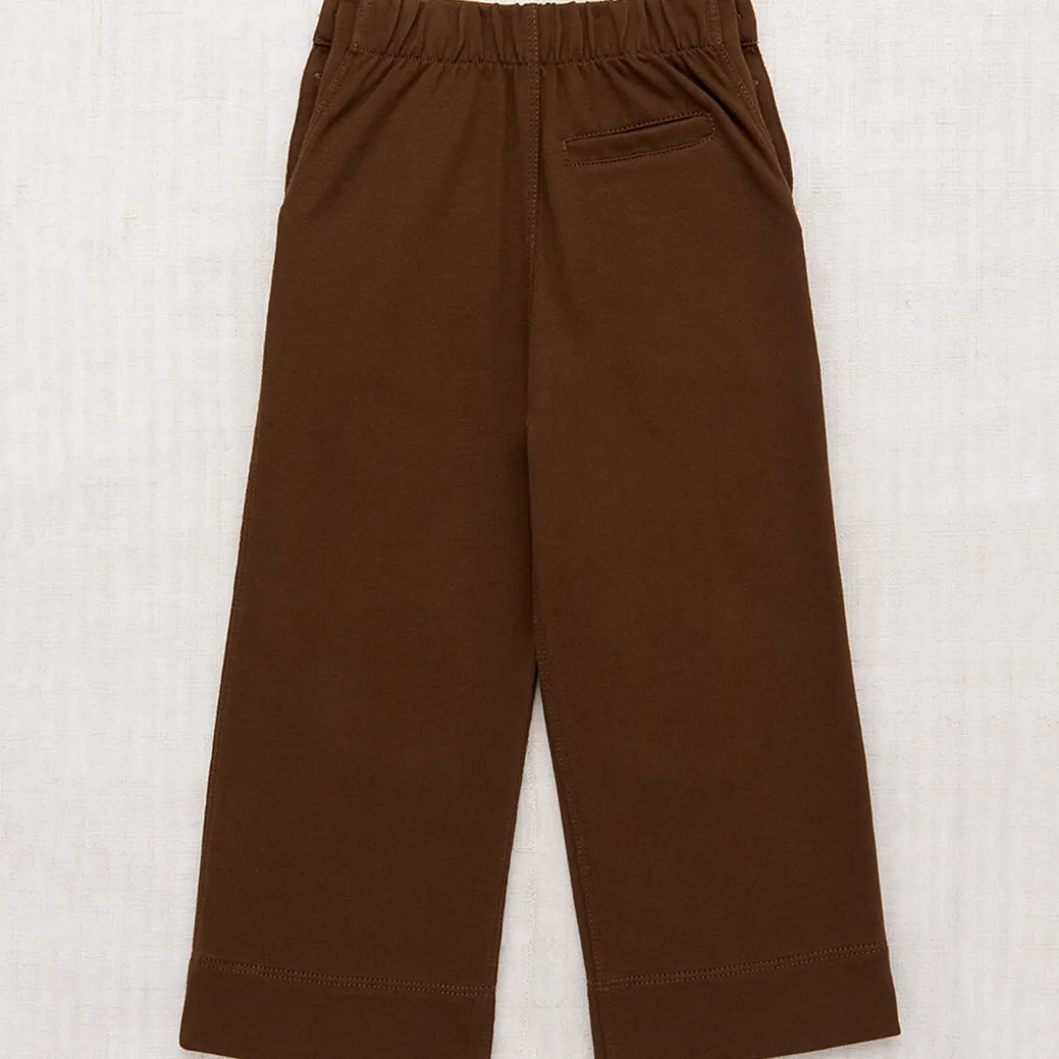 Colour Block Sailor Pant in Nut Brown by Misha & Puff