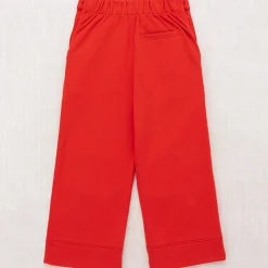 Colour Block Sailor Pant in Red Flame by Misha & Puff - Last Ones In Stock - 2-6 Years