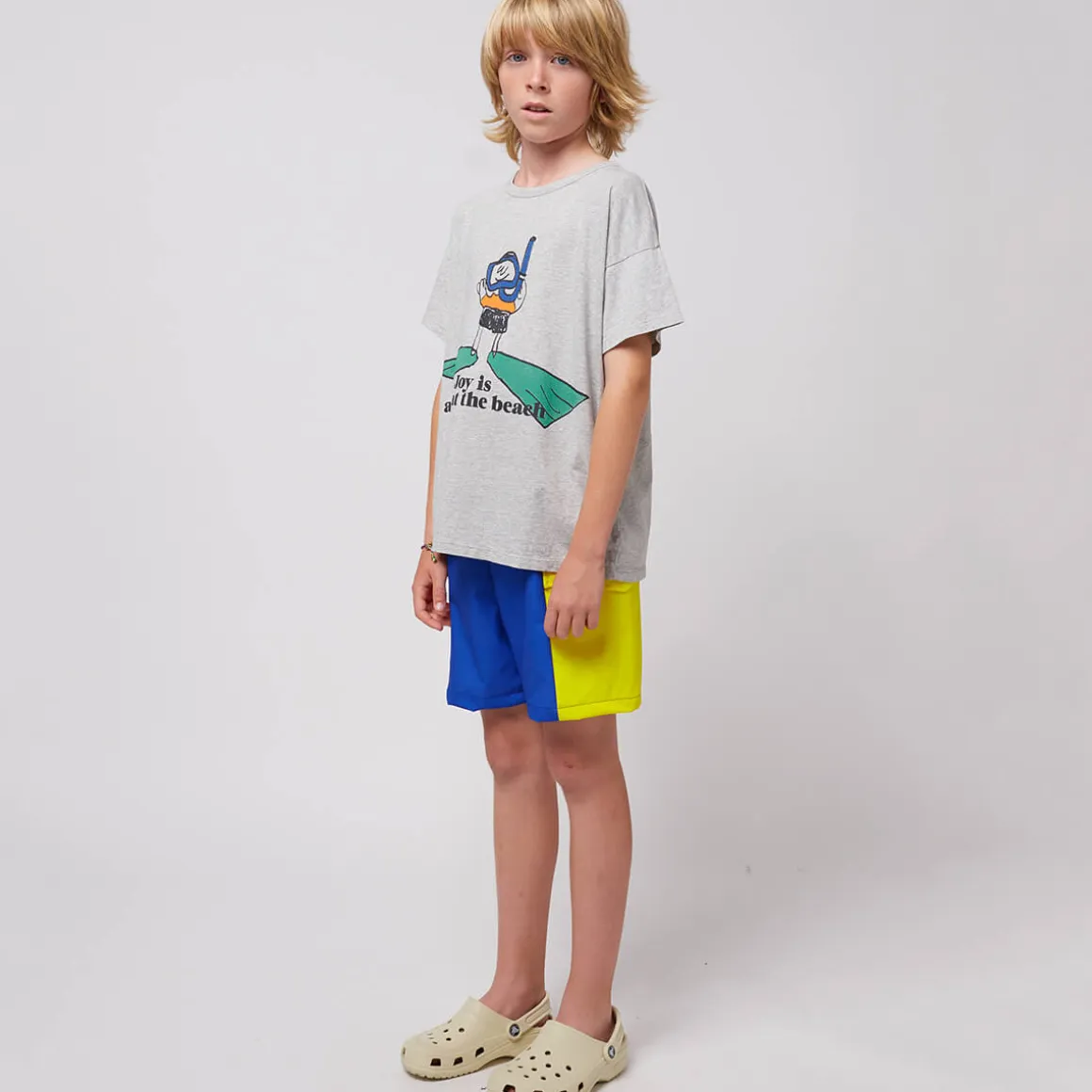 Colour Block Swim Boardshorts by Bobo Choses
