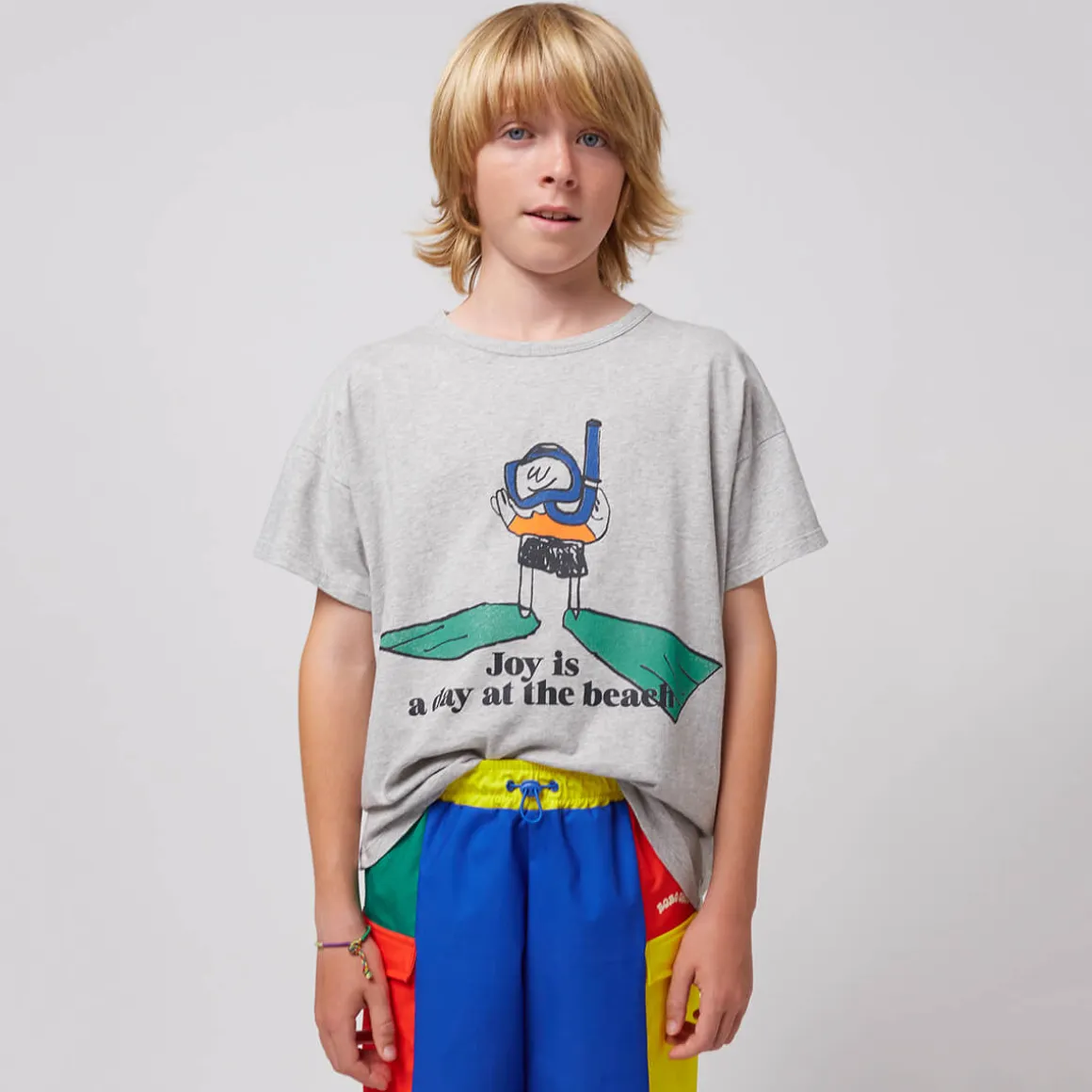 Colour Block Swim Boardshorts by Bobo Choses