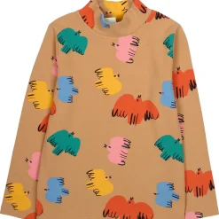 Colourful Bird Turtleneck T-Shirt by Jelly Mallow