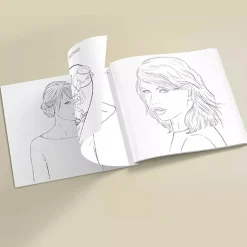 Colour Me Swiftly Taylor Swift Colouring Book by Mel Elliott