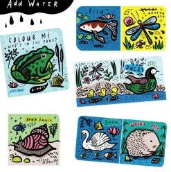 Colour Me: Who's In The Pond? Baby's First Bath Book By Surya Sajnani