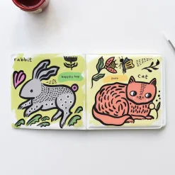 Colour Me: Who's Loves Pets? Baby's First Bath Book By Wee Gallery