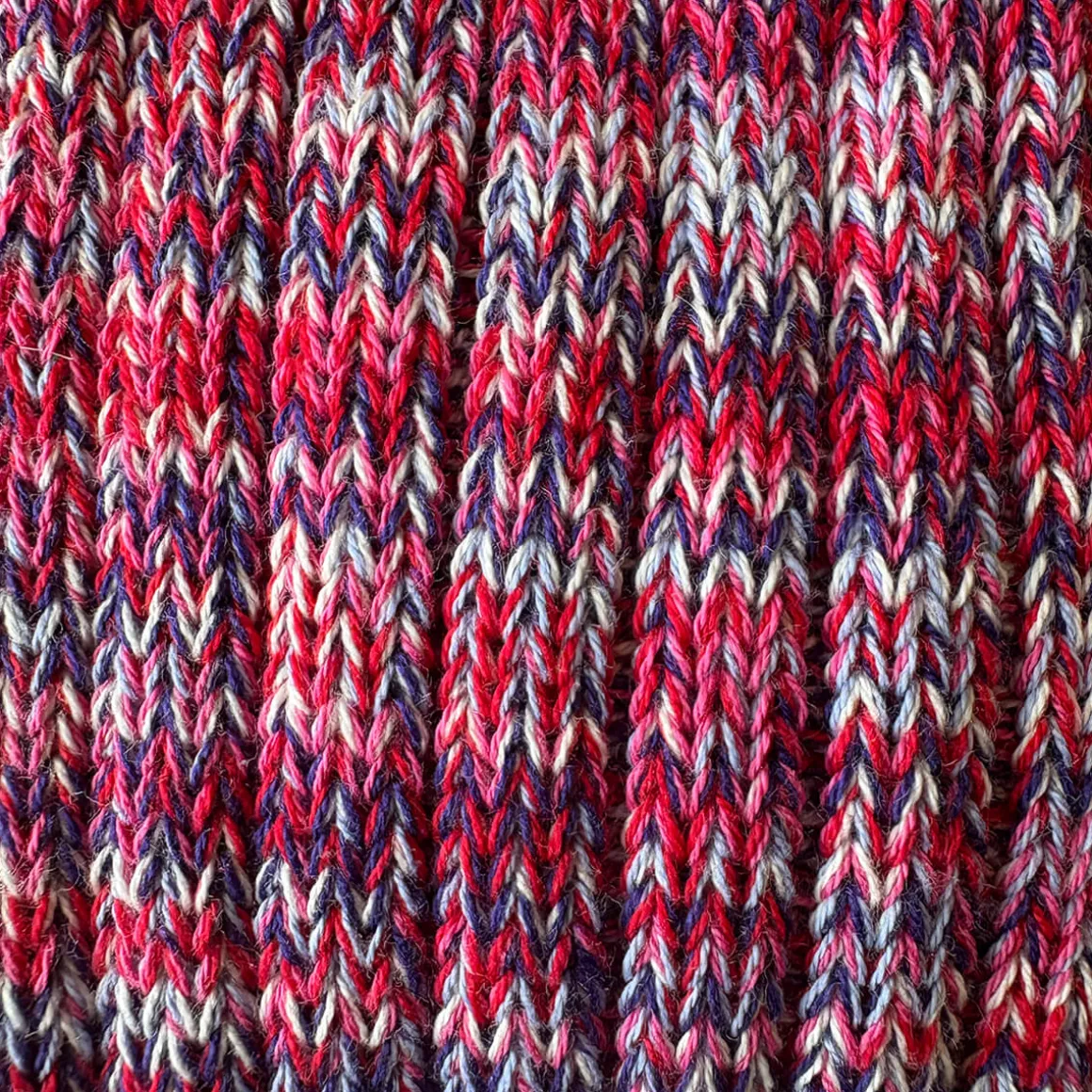 5 Colour Mix Crew Adult Socks in Red Mix by Anonymous Ism