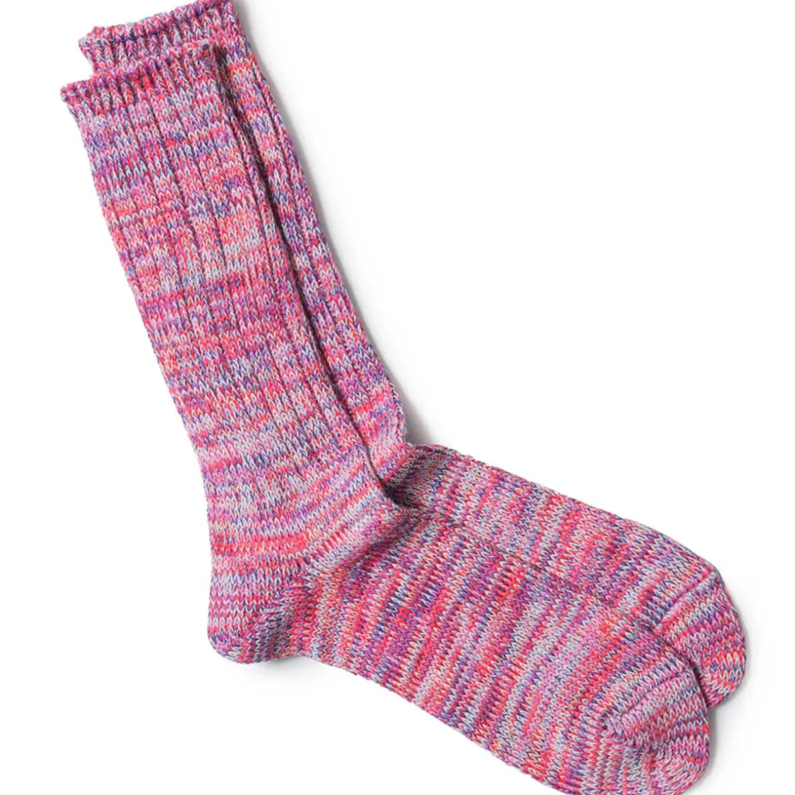 5 Colour Mix Crew Adult Socks in Red Mix by Anonymous Ism