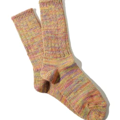 5 Colour Mix Crew Adult Socks in Pink Mix by Anonymous Ism