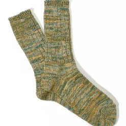 5 Colour Mix Crew Adult Socks in Khaki Mix by Anonymous Ism