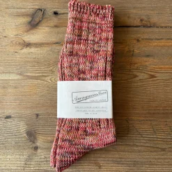 5 Colour Mix Crew Adult Socks in Brick Mix by Anonymous Ism