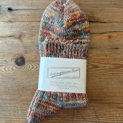 5 Colour Mix Quarter Adult Socks in Light Brown Mix by Anonymous Ism
