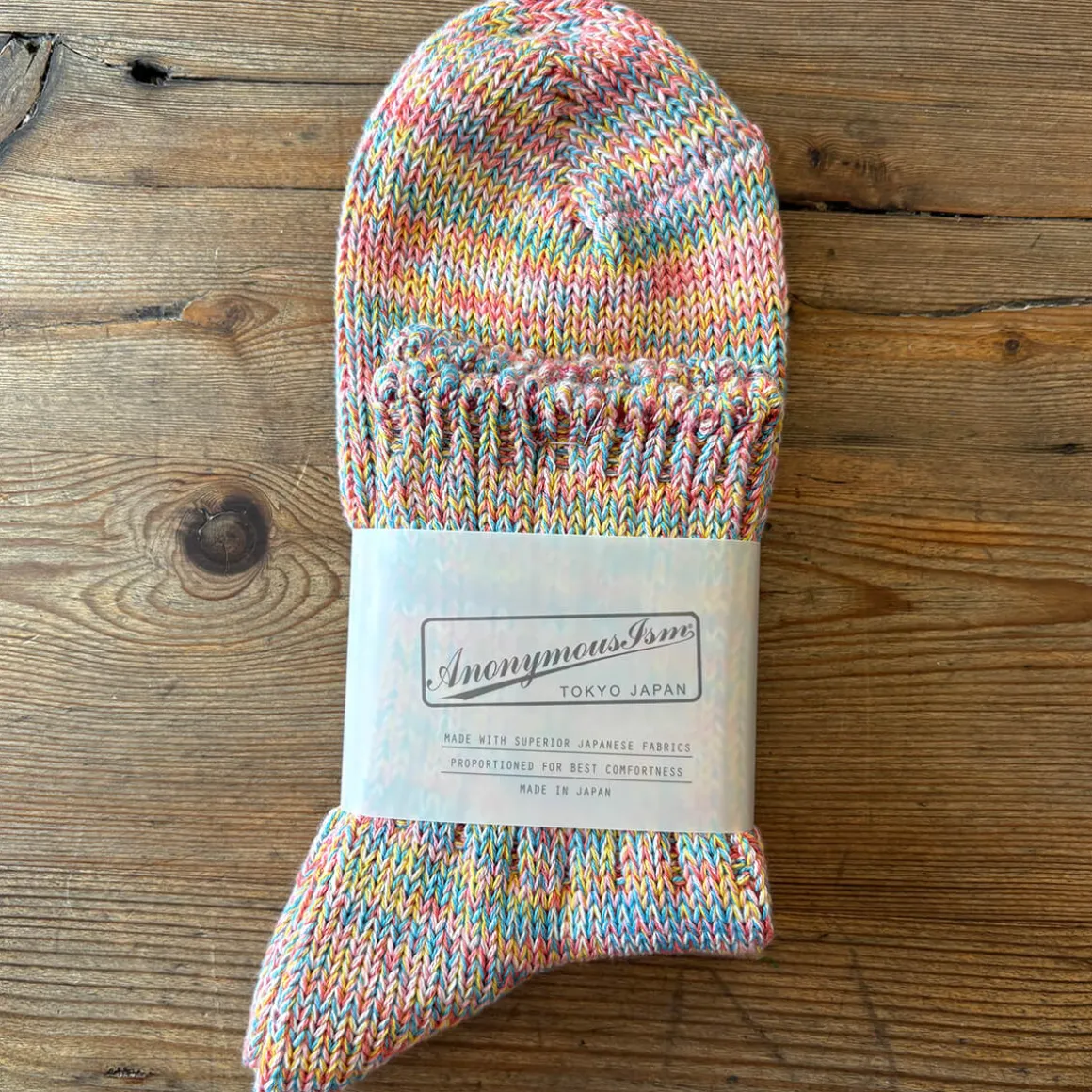 5 Colour Mix Quarter Adult Socks in Pink Mix by Anonymous Ism