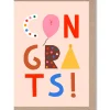 Congrats Greetings Card by Rumble Cards