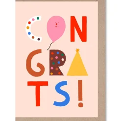Congrats Greetings Card by Rumble Cards