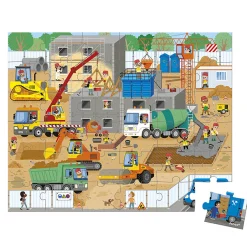 Construction Site Puzzle by Janod