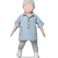 Cora Pants in Petroleum by 1+ in the Family