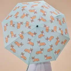 Corgi Umbrella in Turquoise by Coucou Suzette X Original Duckhead