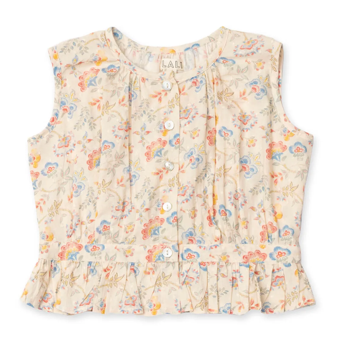 Corset Cover Top in Spring Ditsy Print by Lali - Last Ones In Stock - 2-4 Years