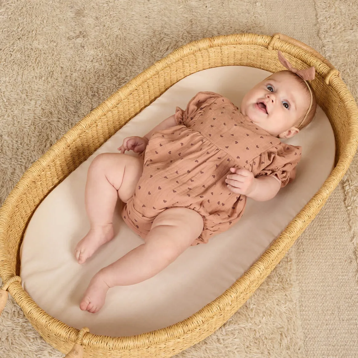 Cosette Romper in Hearts by Quincy Mae