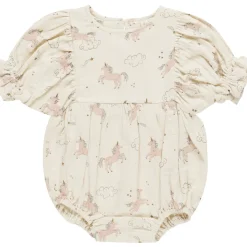 Cosette Romper in Unicorns by Quincy Mae