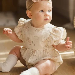 Cosette Romper in Unicorns by Quincy Mae