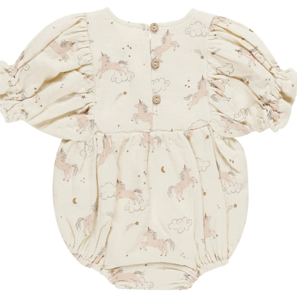Cosette Romper in Unicorns by Quincy Mae