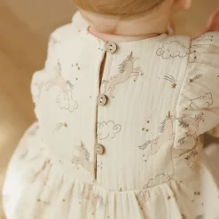 Cosette Romper in Unicorns by Quincy Mae