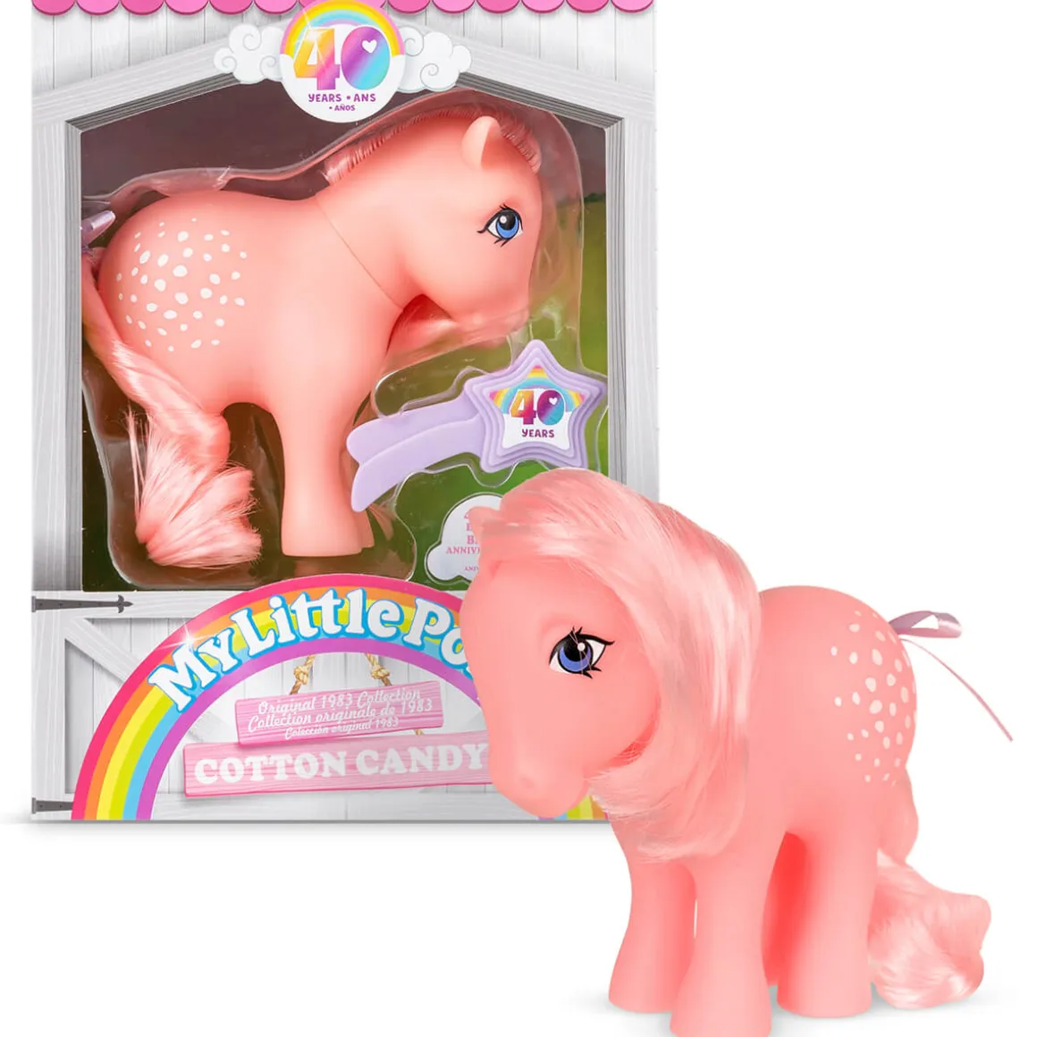 Cotton Candy My Little Pony 40th Anniversary Original Ponies