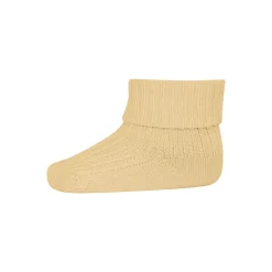 Cotton Rib Ankle Socks in Moonstone by MP Denmark