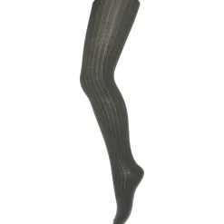 Cotton Rib Tights in Dusty Ivy by MP Denmark