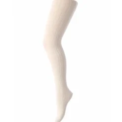 Cotton Rib Tights in Snow White by MP Denmark