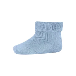 Cotton Terry Baby Ankle Socks in Dusty Blue by MP Denmark