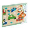 Coucou Vroom Wooden Puzzle by Djeco