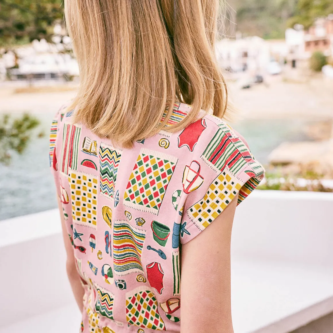 Cover Up Dress in Parfait Beach Day by Misha & Puff