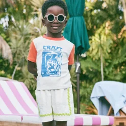 Craft Ringer Tee in Marzipan by Misha & Puff