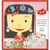 Create With Stickers Different Faces Craft Kit by Djeco