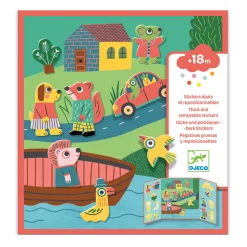 Create With Stickers For Toddlers Animals by Djeco