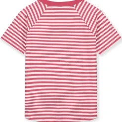 Crewneck Tee in Cherry / Off White by Gray Label