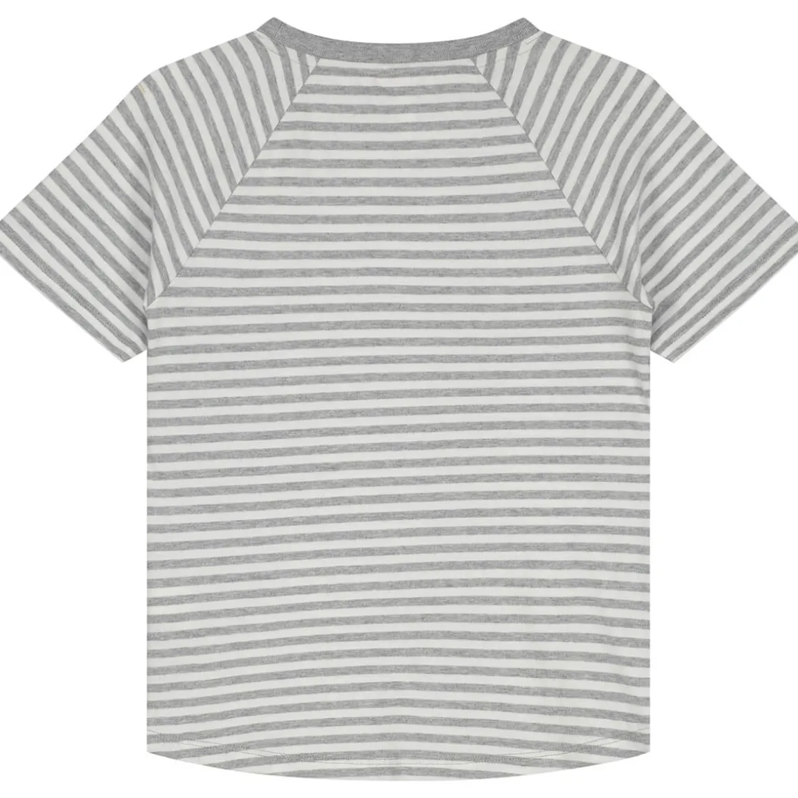 Crewneck Tee in Grey Melange / Off White by Gray Label