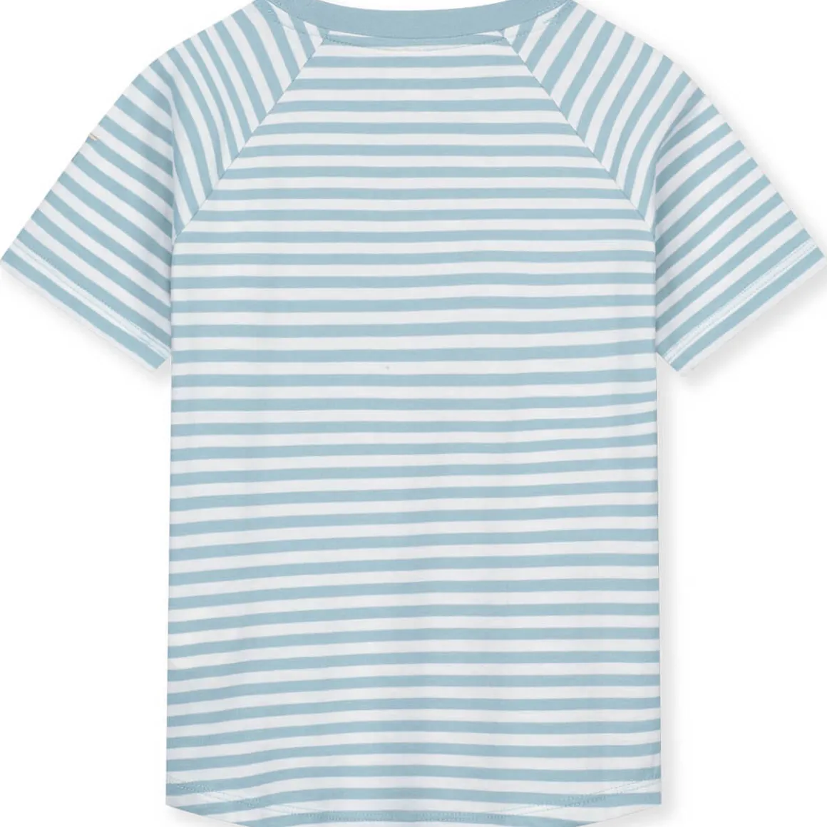 Crewneck Tee in Sky / Off White by Gray Label
