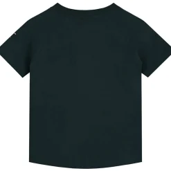 Crew Neck T Shirt in Nearly Black by Gray Label