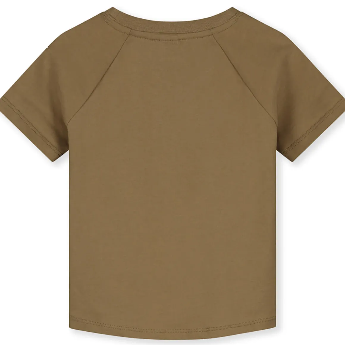 Crew Neck T Shirt in Peanut by Gray Label