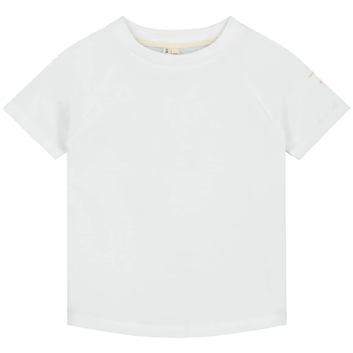 Crew Neck T Shirt in White by Gray Label