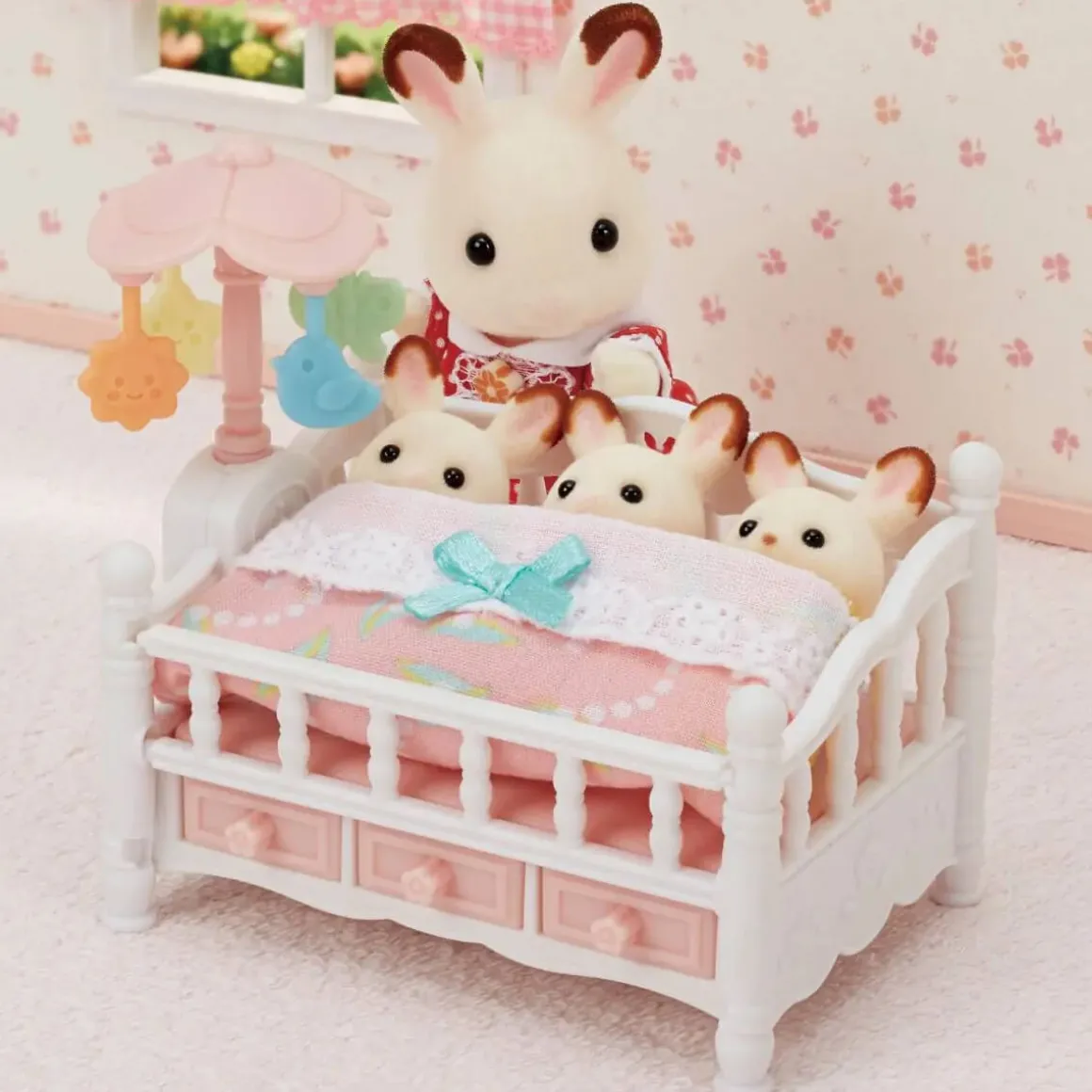 Crib with Mobile by Sylvanian Families