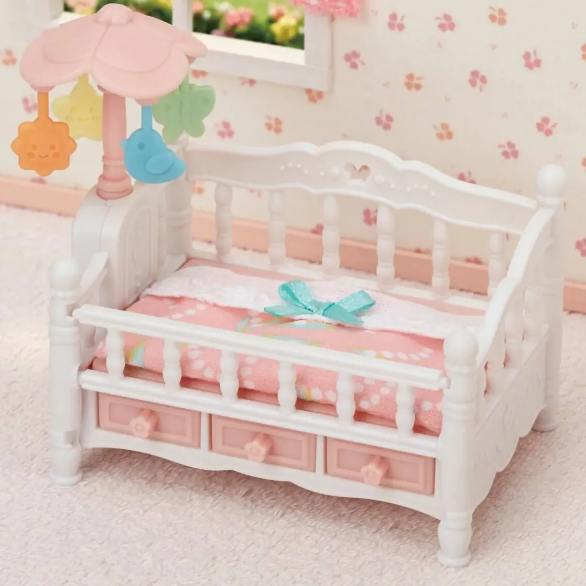 Crib with Mobile by Sylvanian Families