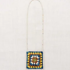 Crochet Big Square Bag in Iris Confetti by Misha & Puff