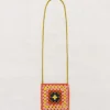 Crochet Big Square Bag in Poppy by Misha & Puff