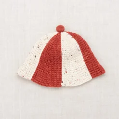 Crochet Tulip Hat in Claystone by Misha & Puff