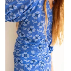 Cross Stitch Flowers Dress by The Tiny Big Sister - Last Ones In Stock - EUR 36-40 (UK 8-12)