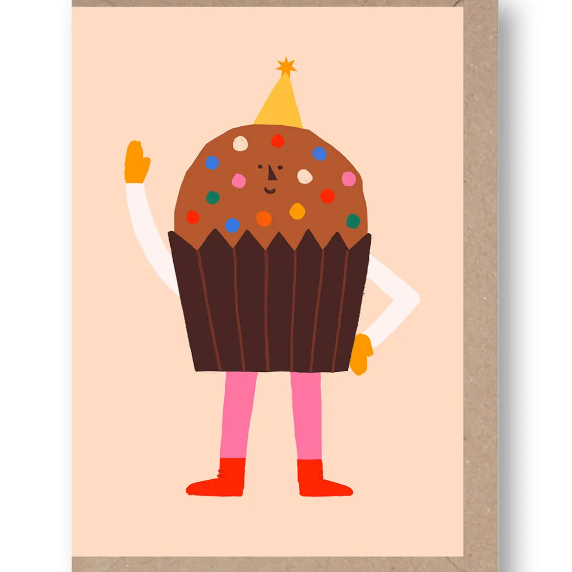 Cupcake Greetings Card by Rumble Cards