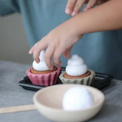 Cupcake Wooden Play Set by PlanToys